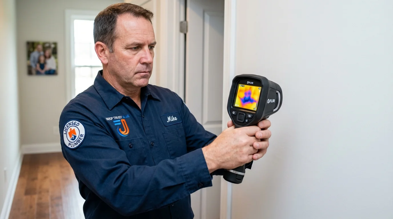 Thermal imaging leak detection by Johns Plumbing LLC in West Memphis